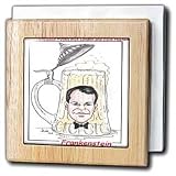 Review 3dRose LLC  / Frank In Stein - 6 Inch Tile Napkin Holder