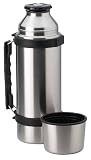 Isosteel Edelstahl-Isolierflasche, 1.0 l, mit Tragegriff Quickstop-Ausgie�system - 