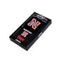 Nebraska Corn Huskers NCAA Team Logo'd Golf Balls (6) and Embroidered Valuables Pouch by Callaway Golf