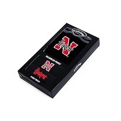 Nebraska Corn Huskers NCAA Team Logo'd Golf Balls (6) and Embroidered Valuables Pouch by Callaway Golf
