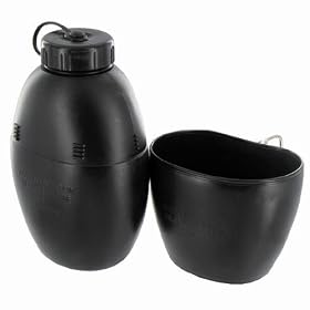 HIGHLANDER MILITARY 58 PATTERN 1L WATER BOTTLE AND MUG
