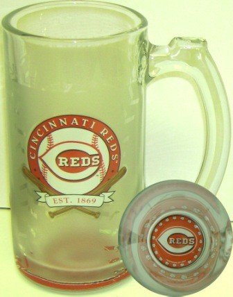 Cincinnati Reds 13 Oz. Glass Sports Mug
