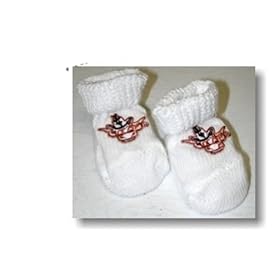 University of Texas Longhorns - Newborn Booties in Gift Box