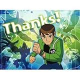 Ben 10 Thank You Notes 8ct