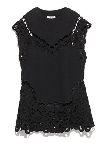 (スナイデル)snidel レース刺繍ニットプルオーバー