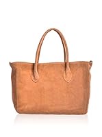 Carla Belotti Bolso asa al hombro Handbag Light Brown Carmina (Marrón Claro)