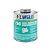 E-Z Weld 26004 Shower Pan Liner Cement, 32 Degree F to 110 Degree F Application Temperature, 32 fl oz Can, Vinyl (Case of 12)