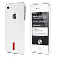 vau SoftGrip White - Premium Silikon-Tasche, Case f�r Apple iPhone 4S & iPhone 4