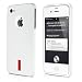 vau SoftGrip White - Premium Silikon-Tasche, Case f�r Apple iPhone 4S & iPhone 4