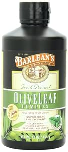 Barlean's Organic Oils Olive Leaf Complex, 16-Ounce Bottle
