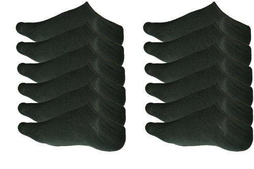 10 Paar Herren Sneaker Socken in schwarz. Füßlinge