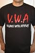 MOTIV - Straight Edge - V.W.A. - Vegans With Attitude - Black T-shirt