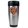 Chicago Bears NFL 16oz Stainless Steel Travel Tumbler - Primary Logo by Great American Products