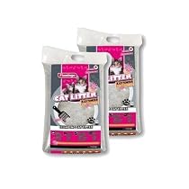 Katzenstreu Petplus mit Babypuderduft 2 x 15kg