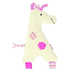 Organic Giraffe Grabbing Toy White