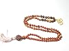 Yoga Gift Idea Tiger Eye Rosary Mala Prayer Bead Meditation Malas with Om Pendant