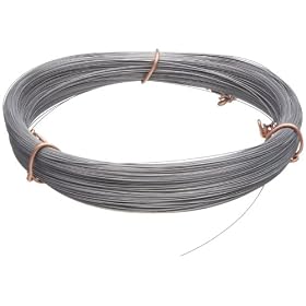 Steel Music Wire, 1/4lb Coil, 0.020" Diameter, 234' Length (Pack of 1)