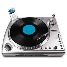 Numark TTi USB Turntable with Pitch Control & Universal iPod Dock