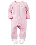 カーターズ Carter's カバーオール 長袖 前開き 足つき Cotton Zip-Up Sleep & Play NB (50-55cm) [並行輸入品]