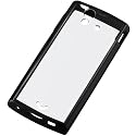 グリーンハウス Xperia ray SO-03C用ポリカーボネート+TPUケース ブラック GH-CA-XR3PTK