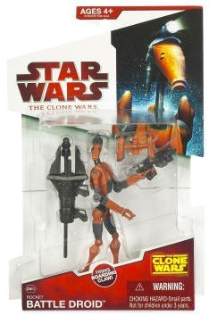 Star Wars 2009 Clone Wars Animated Action Figure Rocket Battle Droid (Jet Pack) 41bpL8sESXL Star Wars 2009 Clone Wars Animated Action Figure Rocket Battle Droid (Jet Pack)