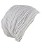 NYFASHION101 Slouch Wrinkled Beanie Cap Slouchy Skull Hat, White