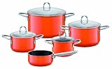 Silit 0019.1728.12 Topf-Set 5-teilig, wild orange