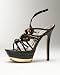 Basha Patent Flower Sandal