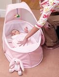 Samsonite Pop Up Travel Cot Deluxe-Pink
