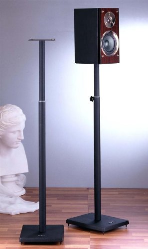 VTI BLE101 Surround Sound Adjustable Speaker Stand - Black VTI BLE101 Surround Sound Adjustable Speaker Stand - Black