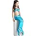 PGXT Girl's Kids Princess Mermaid Tail Sea-maid Bikini Swimwear Bathing Suit