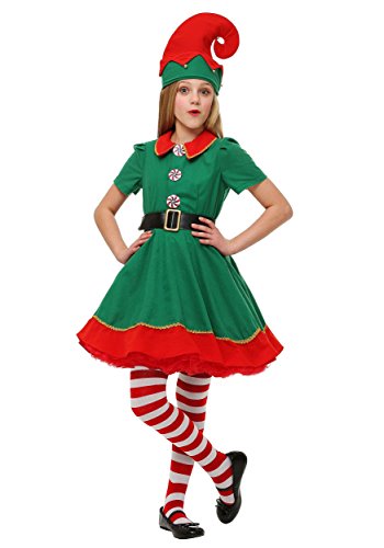 Fun Costumes girls Girls Holiday Elf Costume Small (6)