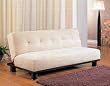 Beige Finish Futon Sofa Bed Klik Klak by Coaster Furniture