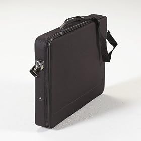 Martin Universal Design Pissaro Series, EVA Artist Portfolio Attache Case, Size: 14" x 18" x 3", Color: Black