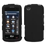Black Rubberized Hard Case for AT&T LG Encore GT550