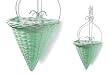 Laura Ashley Polaris Wall Basket, Sage Green