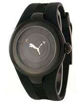 Puma Midsize Posh Analog Black Rubber Watch #PU13475.0220.934