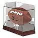 Ultra Pro Football Holder - Wood and Glass Display [81708]