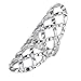 Fashion Punk Style Rhinestone Hollow Fingers Ring-Silver