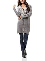 ETOILE DU CACHEMIRE Chaqueta Punto An-155 (Gris)