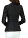 Aro Lora Women's Long Sleeve Slim Fitted Casual Work Plain Suit Jacket Blazer
