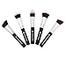 Kabuki Makeup Brush Set with Free Travel Brush Holder: Includes Foundation, Blush, Bronzer, Concealer, & Mineral Brushes (Full Size)