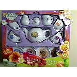 Disney Fairies TinkerBell and the Great Fairy Rescue 12-Piece Porcelain Tea Set