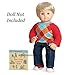 American Girl Bitty Baby Twins Red Argyle Outfit for Dolls + Book-NEW IN BAG