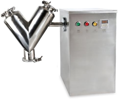 CapsulCN, Powder Mixer V-5 ,volume: 2 liters, powder mixing machine,make powder for tablets/pill press use (110 Voltage)