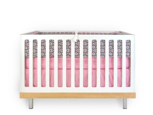 Baby Star Flutter Pink Crib Set