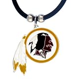 NFL Washington Redskins Rubber Cord Logo Necklace