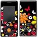 Laurie's Garden Design Protective Skin Decal Faceplate for LG Chocolate VX8500 Cell Phone