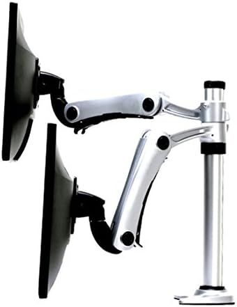 Aceluxe Adjustable, tilting, pivot, Smart desk Mount Aluminium Monitor Arm B series ET ARM-B4 (C) Clamp Type for 2 Monitors
