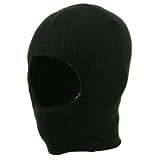 One Hole Child Face Mask - Black W20S12C